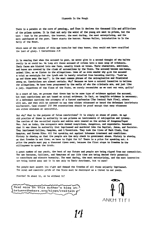 Dl In e Foun ere 1s pacon at the coe of peralons, an frun 1t decives the U 118 afflictiors of the prism eysten. I I tht 1ot coly the wxst of Uy are sent to i, bt the e Gttt et i b, he ot cacig, e ent terpeisoe, wu e e etented o e k. Thec taets he exro. Rcren lee, oteuetion t Tn Rty ot st hkh s ot vl of his 2 b o o thy i, ey sl v v i€l o ot o sty 1 Corathinn 218 K 1s et st b th scumed 13 g, e g S8 8 b thought f o b iy 1o o v S i, A1 e e of crims 1o o g f crbens. el faes s bcend 10t s ace, ssntly Dlack o e Tels caractrs, wbitions, 27 oy s e b e cloa of sccmstions by th Stat. T scuned b -, it T, 4 s kst o e 1legatina. Some of s even ey give e scowed et s e fo e e o 18 kel setatied e b iy, e oty the hy 14 th ot o, s o the ssghtive S Tt o . Coictinn e iecet cactain. oy B e e & il Incmtion o bl T tioptios. . v b peogamed by e sdia of ko th criniala s, e st 10e e Trpeess ot T of e Ste, e el el 38 e ot o vt gLy In 3 et o 1w, m prvne that e s 10 b o tpe of eridwee saint e mood, et cnmieiins s o b AL e, I8 (o 0 Cmgible evidmce 1s e € e iioes th ttoep of 8 foreed cnteasion (T Cmtra Pck Flve), s LUt 2 oy W11 e et sy tey elte vhtrased e et the Gt rininte Vi1t has omait 757 . +vnreations 90w e Pt et tht ey s T St et o RN ot s St 1 e unpose. of (s comiceina? It 1 iyl s of pouee. o s 10 rcties of those 12 aaEIy 19 e peiscs 58 Lt Cf gation d oy 0 anien f the so-caled rorbls e mbie nce tuared an te srchn of Gngmea/per . Rt ey, o ooupant e S mpichas, fargercs, s cpeisle et Tt I s hon G b eyttt 2o e o . Bptint, Jemm 40 Setes. T o Gty e s 1 eetine, ey vk the Vves o k. Lok, et impton, w2 Steven Db A1 ok spskin out st umare treseent e cditirs. intoey 1 shuan m that the recpl re tm nly chch 1 povesremt e Wistory s st .t o 13 ot T sm e 0 g fox At T Lo o eice for spmaivg o, A eI th e sty 3 thod tows ot tocae th lest sepn 1 e 1 U it 1 sy et & reat it of iyt e bt of ux fut s pecple s being lgpd frm i commlties. T e Scra, Calcn, gt of e Tife tow s betng Gt el potenisl 5 ot e elvats ewaity. T son daci, U1 st emtocyeieio, Sl e mnt Ircentive e v Yoo . 1 15 708 cnly % bk uecbmnt, 0 e el st ssst s € s o the frvadn of 11t snftly bpctimed. TSl 2 comerete.pek of te tate et b etroyel 58 3 et 1 O Yo, S e SOV Tend nors~an Th1s SuthorTa blag ae) betunnnthebars ora/blone/real talk ANKH TIT | 1